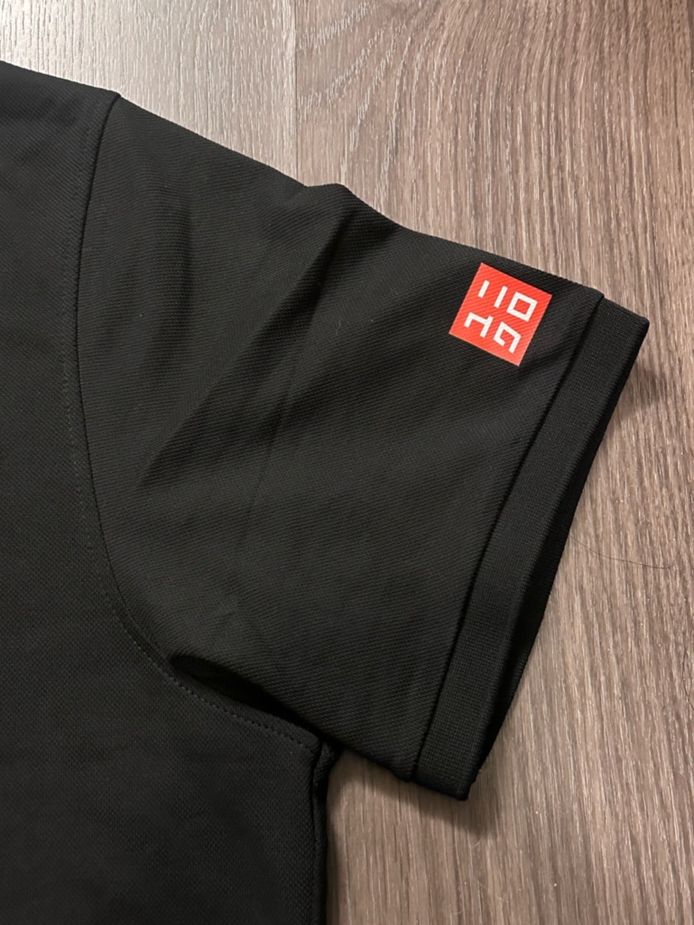 NWT - Laver Cup UNIQLO Black Polo Roger Federer Tennis Shirt - Picture 3 of 7